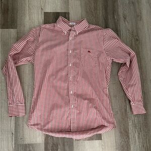 ONWARD Reserved Red and White Gingham Button-Down Shirt